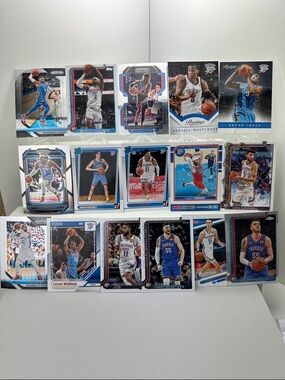 Shai Gilgeous-Alexander/Russell Westbrook w/ OKC Thunder teammates lot of 16